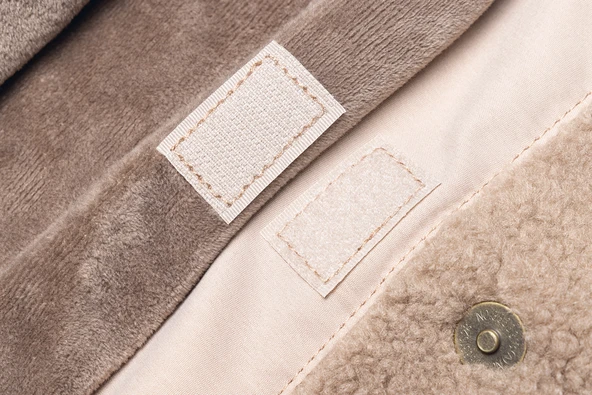 Beeztees DBL Köpek Taşıma Çantası, Yıkanabilir, 6,5Kg'ye kadar, Bej, 43x15x35cm - Resim 4