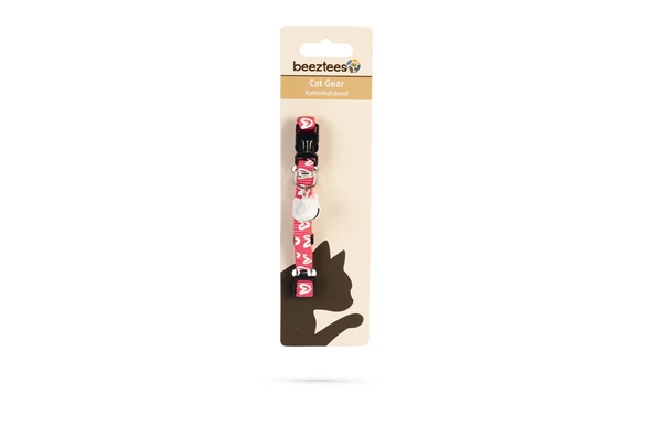 Beeztees Kedi Boyun Tasması, Zilli, Pembe, 20-30cm - 2