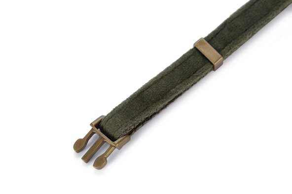 Beeztees DBL Kedi Boyun Tasması, Velur, Yeşil, 20-30cm - Resim 4