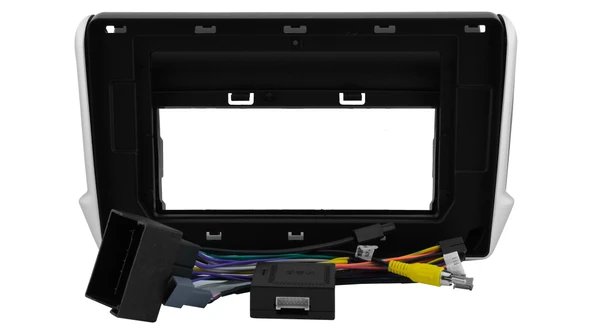 PEUGEOT 208/2008 2013-2019 UYUMLU 10,1 INC ANDROID MULTİMEDYA ÇERÇEVESİ - SOKET-CANBUS ürün görseli 1