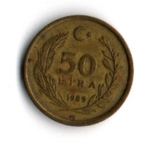 T.C. 50 Lira 1989 (mp1972) - Resim 2