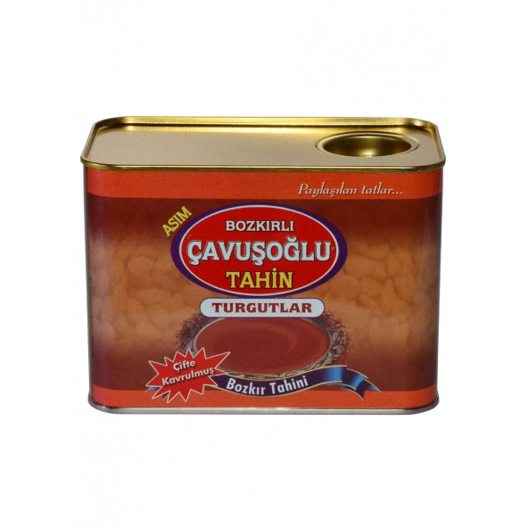 Bozkırlı Çavuşoğlu Odun Ateşinde Kepekli Bozkır Tahini Teneke 820g