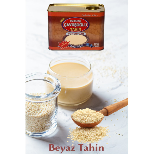 Bozkırlı Çavuşoğlu Beyaz Tahin Teneke 820g - 2