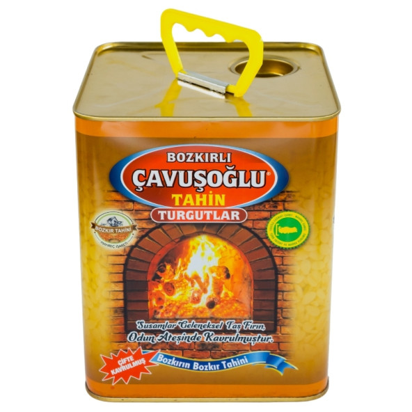 Bozkırlı Çavuşoğlu Odun Ateşinde Kepeksiz Bozkır Tahini Teneke 4600g - 3