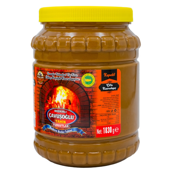 Bozkırlı Çavuşoğlu Odun Ateşinde Kepekli Bozkır Tahini 1830g - 3