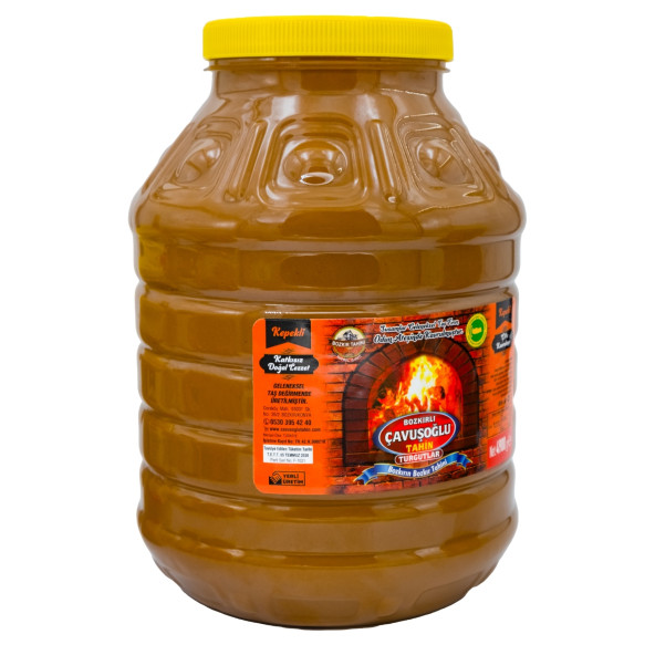 Bozkırlı Çavuşoğlu Odun Ateşinde Kepekli Bozkır Tahini 4900g - 3