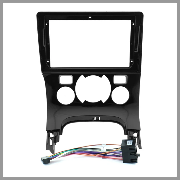 PEUGEOT 3008-5008 2009-2015 ( 5008 / 2010-2016 ) UYUMLU 9 INC MULTİMEDYA ÇERÇEVESİ-SOKET ürün görseli 1