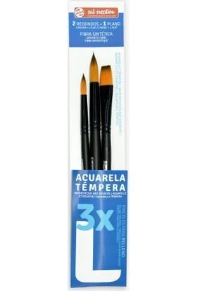 Talens Art Creation 3xL Fırça Seti - Sentetik Kıl - Uzun Sap - (L)