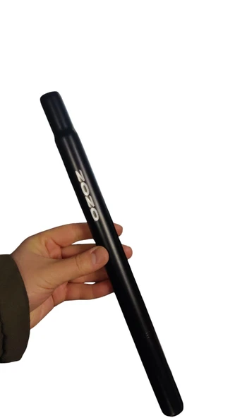 Zozo Bisiklet Sele Borusu Demir RA-208 25.4x350mm Siyah Bisiklet Sele Borusu Mat Siyah Koltuk Borusu - 2