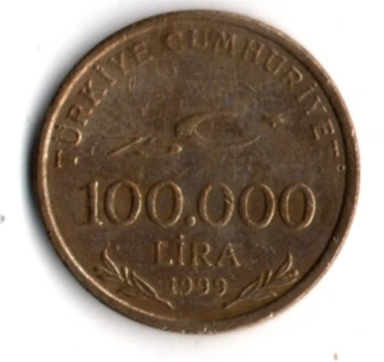 T.C. 100 000 Lira 1999 (mp1975) - Resim 2