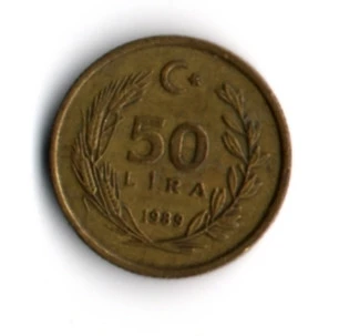T.C. 50 Lira 1989 (mp1971) - 2
