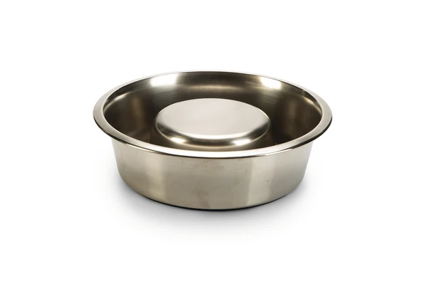 Beeztees Köpek Yavaş Besleme Mama Kabı, Paslanmaz Çelik, 20cm ürün görseli 1