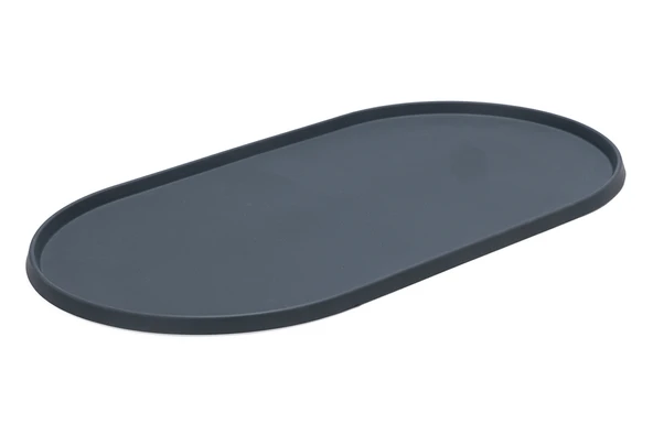 Beeztees DBL Mama Su Kabı Servisi, Silikon, Kaymaz, Antrasit, 55x30x1,7cm ürün görseli 1