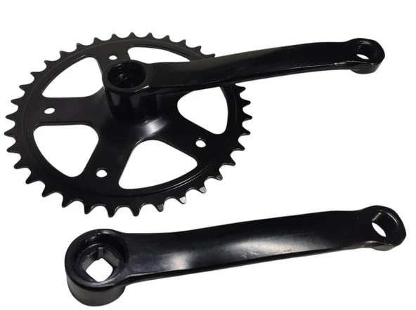 Bisiklet 36 Dişli Aynakol ve Solkolu 36T 140mm SJ140 Siyah 20 Jant Bisiklet Aynakol Dişlisi