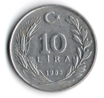 T.C. 10 Lira 1985 (mp1973) - 2