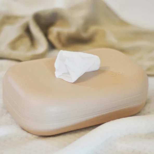 Oioi Mendil Kılıfı Bubble Beige - 2