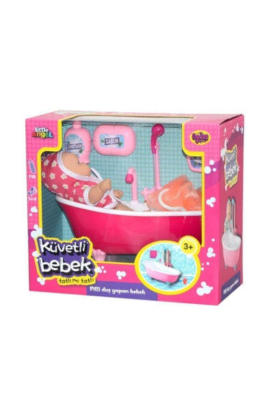 Pilli Küvette Duş Yapan Bebek - 2