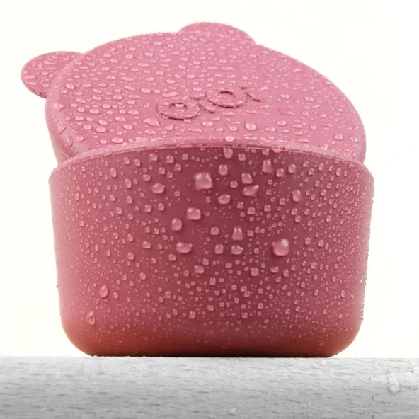 Oioi Silikon Kapaklı Mini Kase 2'li Mini Bites Velvet Rose / Powder Grey - 2