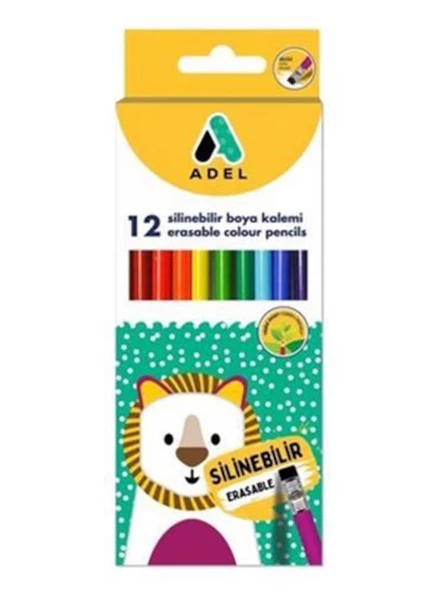 Adel Kuru Boya Kalemi Tam Boy 12Li - 4 adet