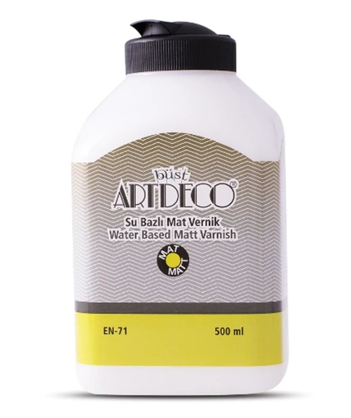 Artdeco Su Bazlı Mat Vernik 500 Ml - 3 adet ürün görseli 1