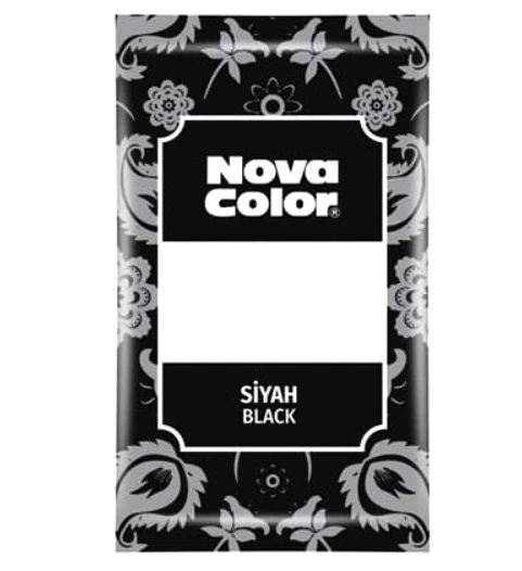 Nova Color Toz Kumaş Boyası Siyah - 4 adet
