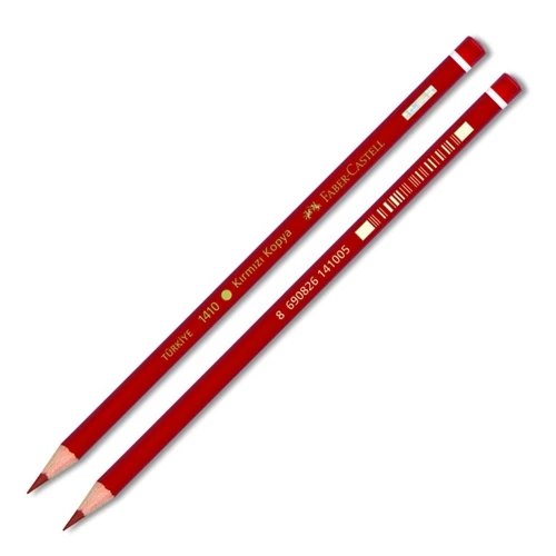 Faber Castell Kopya Kalemi Kırmızı Başlık - 5 adet