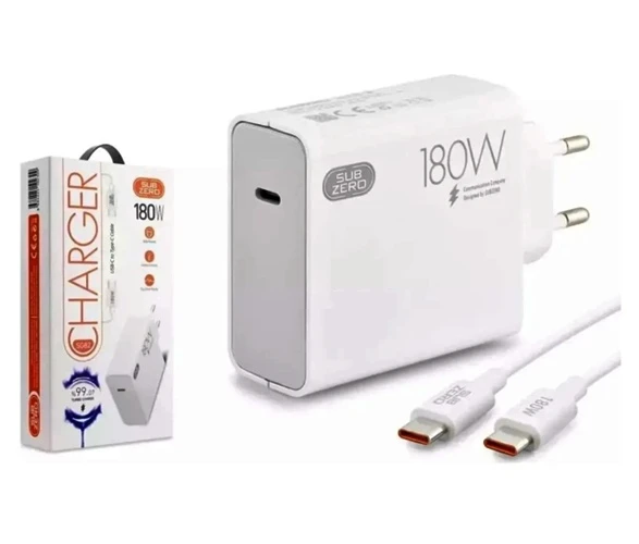 Sub Zero Usb-C To Type-C 180W Şarj Aleti Sg82