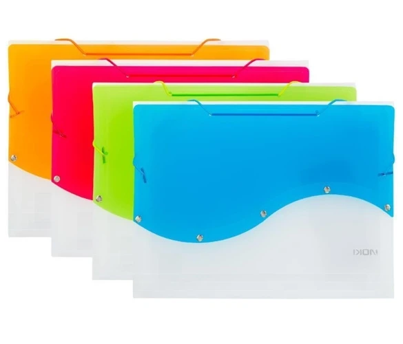 Noki Körüklü Dosya 12 Bölmeli Turuncu