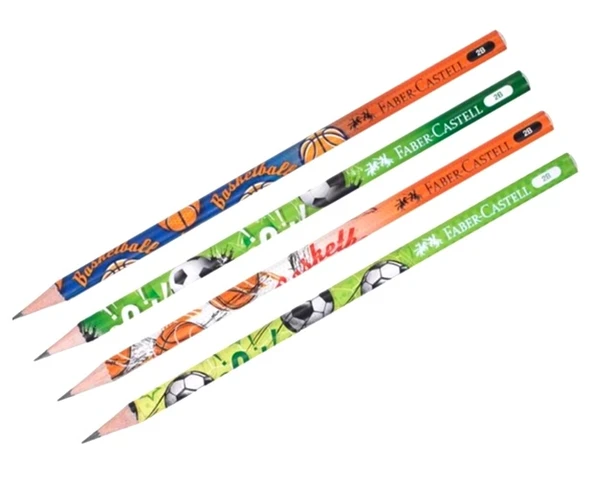 Faber Castell Kurşun Kalem Spor 2B - 10 adet