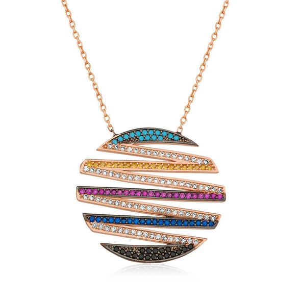 925 Ayar Gümüş Sonsuzluğa Giden Yol Kadın Gümüş Kolye ürün görseli