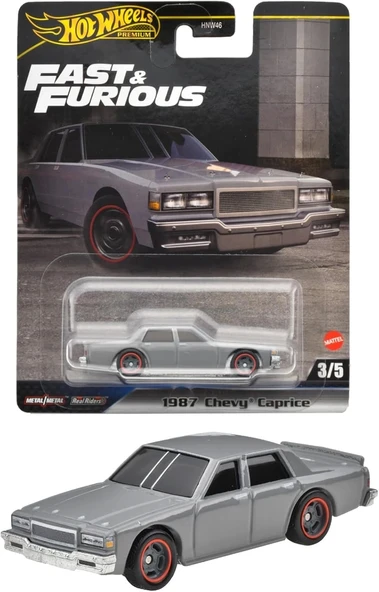 Hot Wheels Fast and Furious - 1987 Chevy Caprice-HRT98 - Resim 2