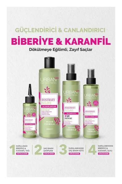Urban Care Şampuan Biberiye ve Karanfil 350 Ml Canlandırıcı ve Güçlendirici - 8