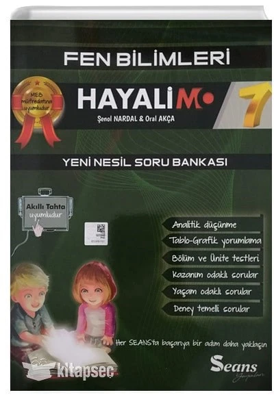 7. Sınıf Hayalimo Fen Bilimleri Soru Bankası Seans Yayınları