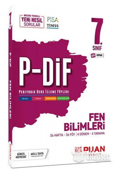 7. Sınıf Fen Bilimleri PDİF Konu Anlatım Föyleri Puan Yayınları
