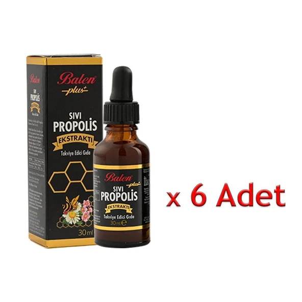Balen Sıvı Propolis Ekstrakti 30 ml 6'lı