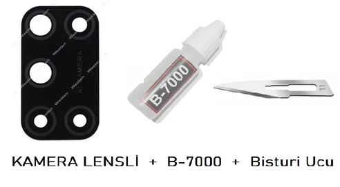 Oppo A72 Arka Kamera Lensi CAM + B-7000 ürün görseli 1