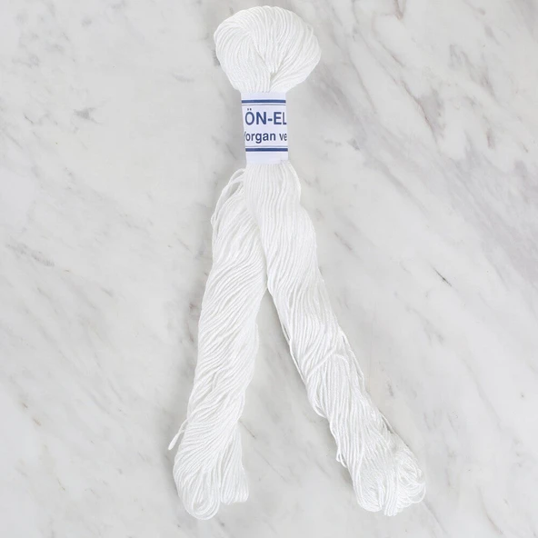 Loren Yorgan İpi beyaz - Resim 3