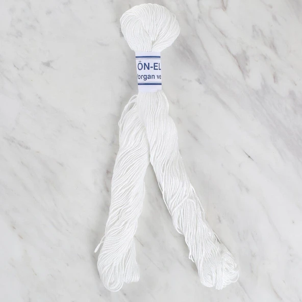 Loren Yorgan İpi beyaz - Resim 4