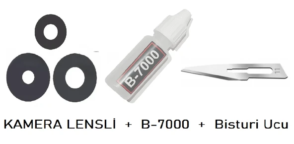 Xiaomi Redmi NOTE 12 PRO 5G Arka Kamera Lensi CAM + B-7000 ürün görseli 1