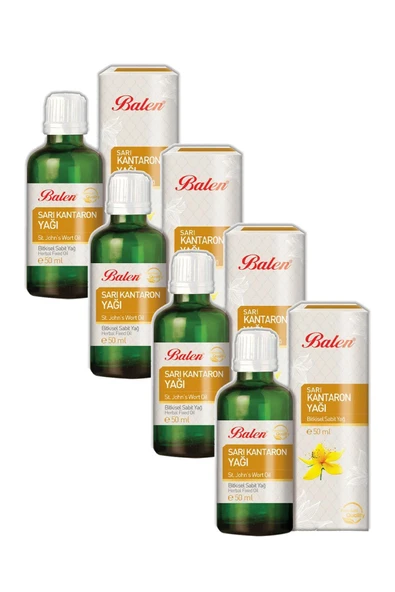 Balen Sarı Kantaron Yağı 50 ml 4 Adet