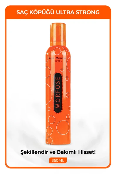 Morfose Ultra Strong Saç Köpüğü 350 ml - Güçlü Tutuş