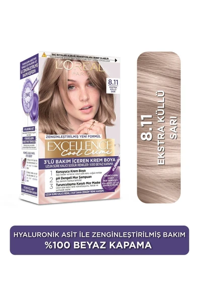 L'Oreal Paris Excellence Cool Creme Saç Boyası Ekstra Küllü Sarı