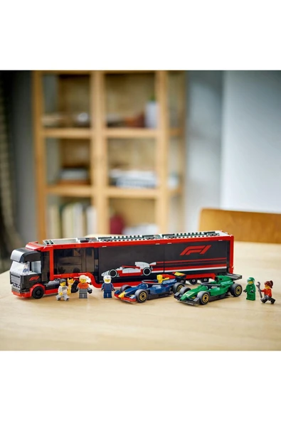 LEGO ® City RB20 ve AMR24 F1® Arabalı F1® Kamyonu 60445 - 8 Yaş ve Üzeri Oyuncak Yapım Seti (1086) - 4