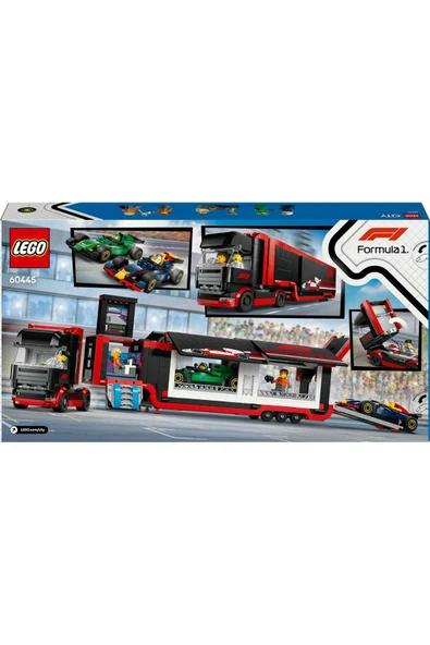 LEGO ® City RB20 ve AMR24 F1® Arabalı F1® Kamyonu 60445 - 8 Yaş ve Üzeri Oyuncak Yapım Seti (1086) - 3