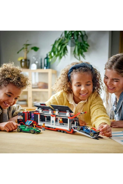 LEGO ® City RB20 ve AMR24 F1® Arabalı F1® Kamyonu 60445 - 8 Yaş ve Üzeri Oyuncak Yapım Seti (1086)