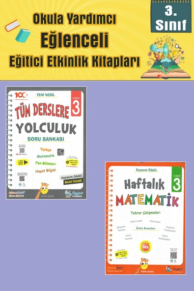 Üçgen 3.Sınıf Tüm Derslere Yolculuk+Haftalık Matematik ürün görseli 1