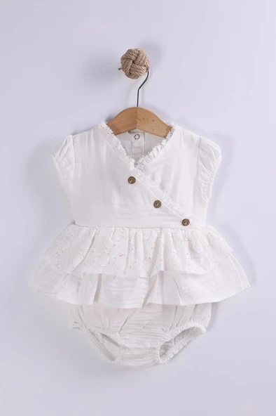 Kız Bebek Dandeli Bady Külotlü 6/18 Ay Elbise Tulum