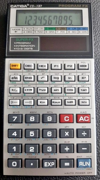 Catıga CS197 Progranabilir Bilimsel Fonksiyonlu Mühendislik Hesap Makinası - 4