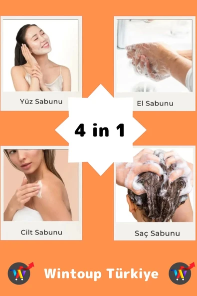 Doğal Güzel Kokulu Derinlemesine Cilt Yüz Temizleyici Nemlendirici Organik Acıbadem Sabunu 10 Adet - 4