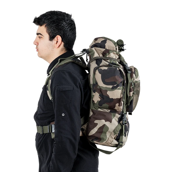 Outdoor Sırt Çantası - Savage Ventura - 70 LT. - Kamuflaj - HH03205 - 7